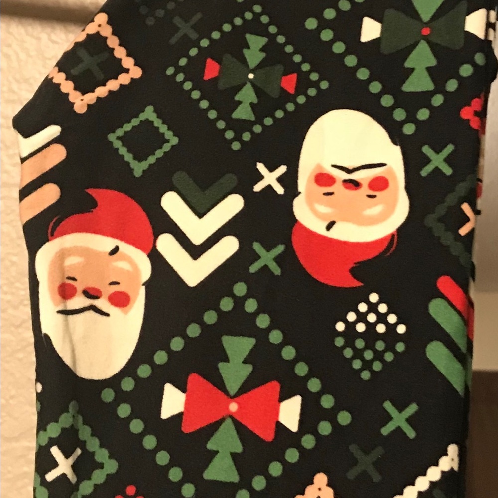 LuLaRoe Kids L/XL Christmas Leggings